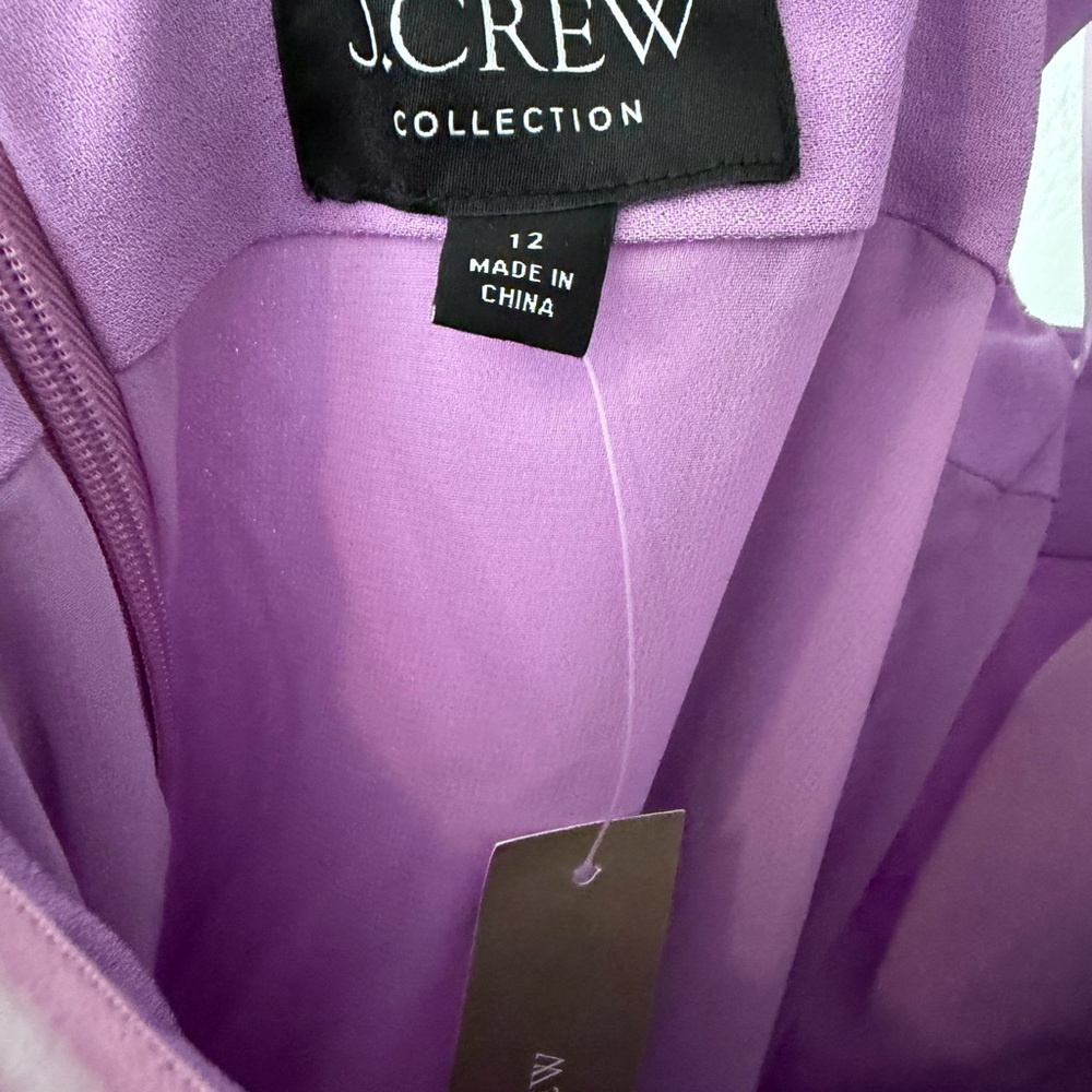 J. Crew Lavender Maxi Dress with Dark Hem - Picture 4 of 6